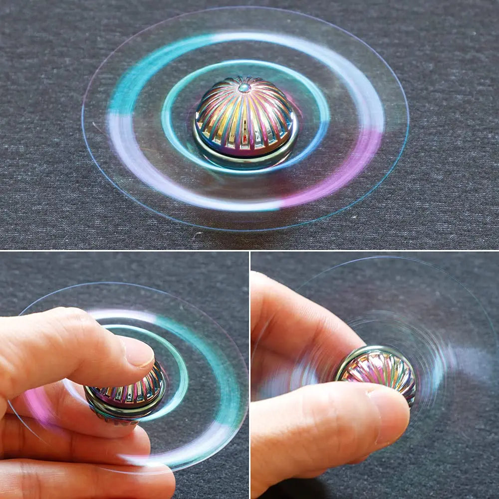 Fingertip Fidget Spinner Toys Anti-stress Hand Spinner Angel Wings Gold Gyroscope Toy Finger Rotation Metal Toys For Kids Adults